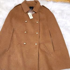 Outerwear/Camel cape coat